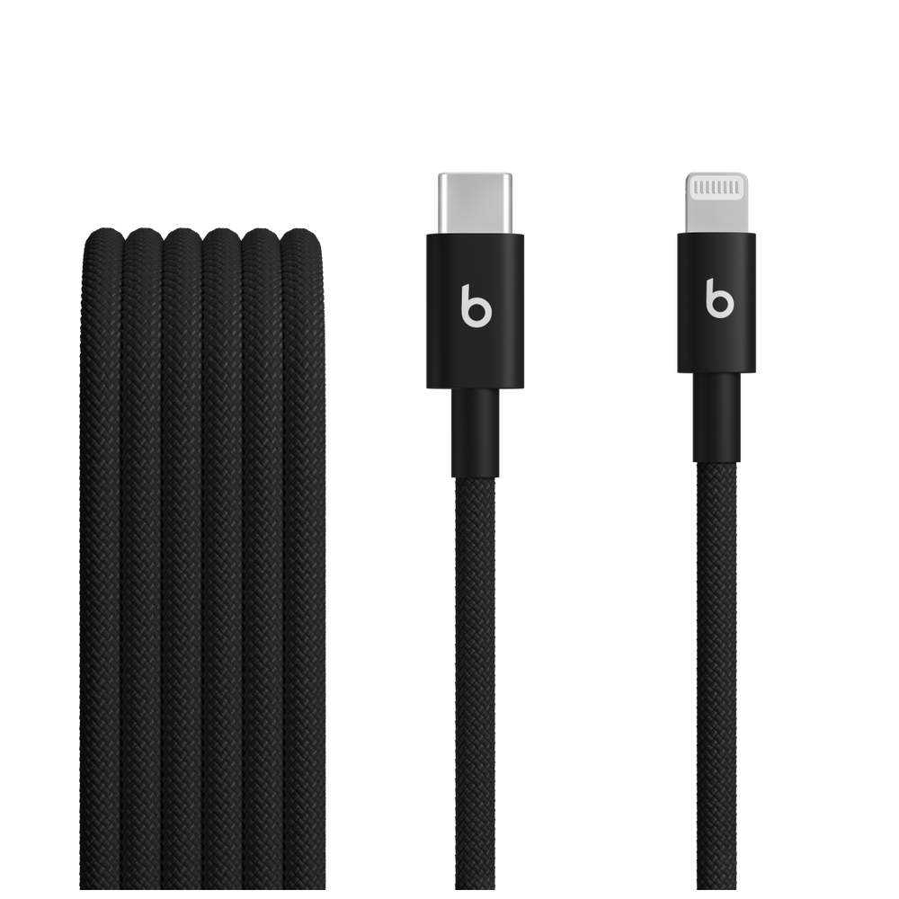 Beats USB-C to Lightning Woven Cable (1.5 m) - Bolt Black – MDGK4ZM/A