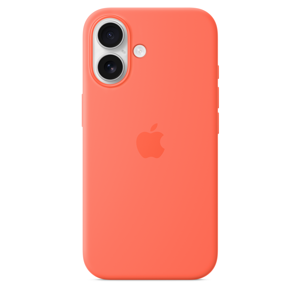 iPhone 16 Silicone Case with MagSafe - Tangerine – MDGN4ZM/A