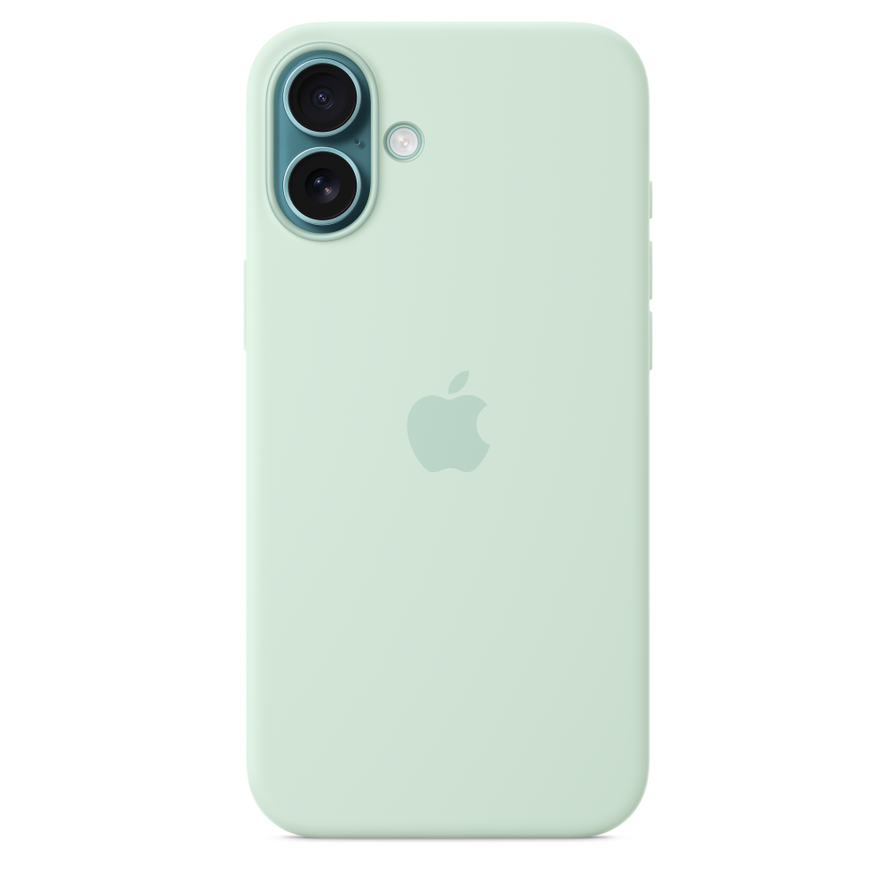 iPhone 16 Plus Silicone Case with MagSafe - Aquamarine – MDGU4ZM/A
