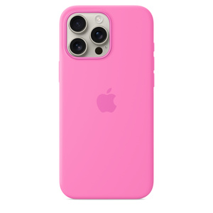 iPhone 16 Pro Max Silicone Case with MagSafe – Peony