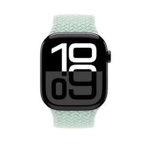 46mmケース用アクアマリンブレイデッドソロループ - サイズ4