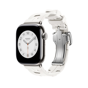 2168 Apple Watch エルメス ホワイト レザー HERMES NEW-Apple