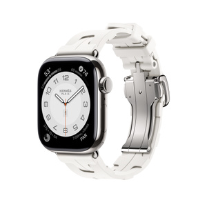 Apple Watch Hermès - 42mm Blanc Kilim Single Tour - Apple (MY)