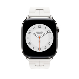 Apple Watch Hermès - 46mm Blanc Kilim Single Tour - Apple