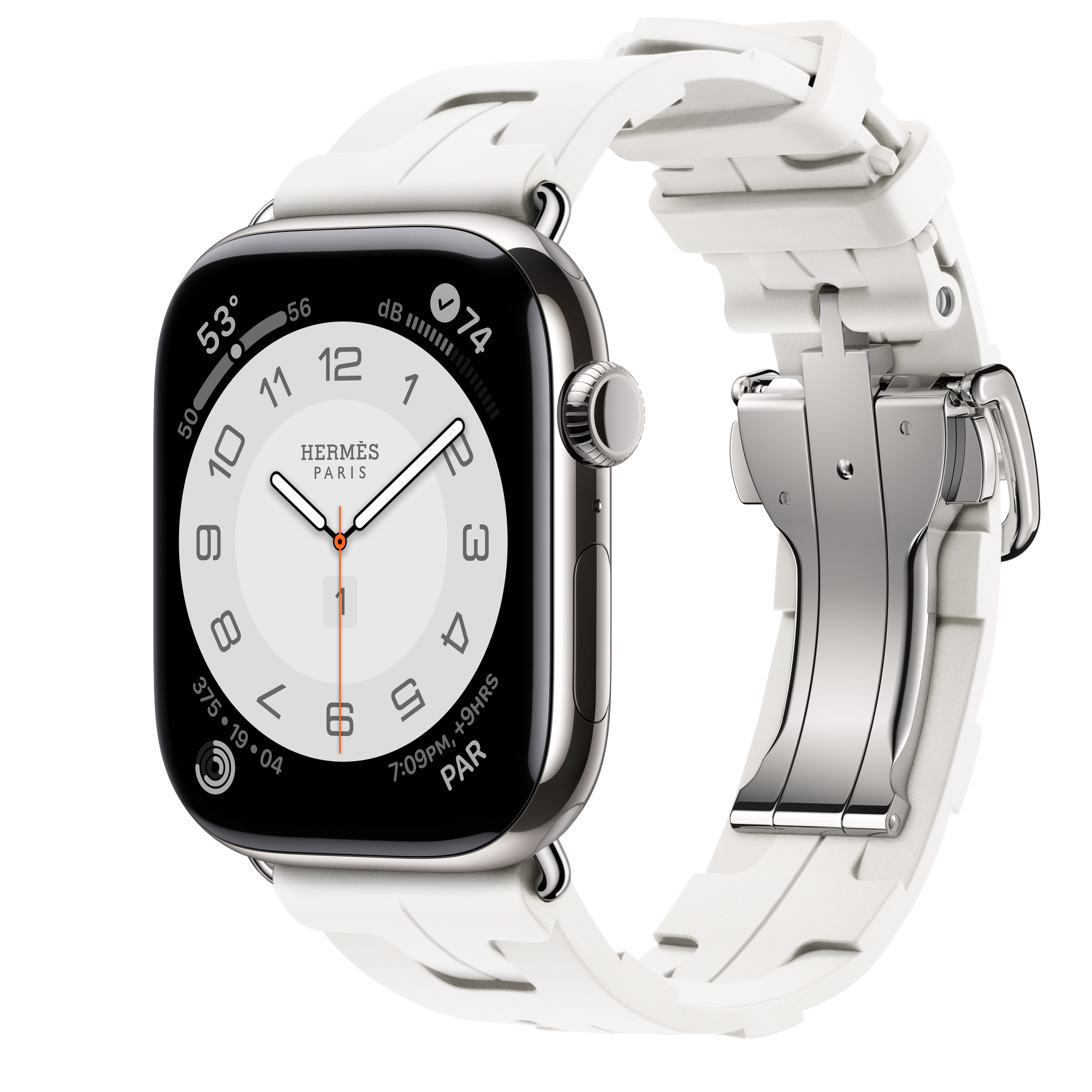 Buy Apple Watch Hermès Series 11 GPS + Cellular, 46mm Silver 