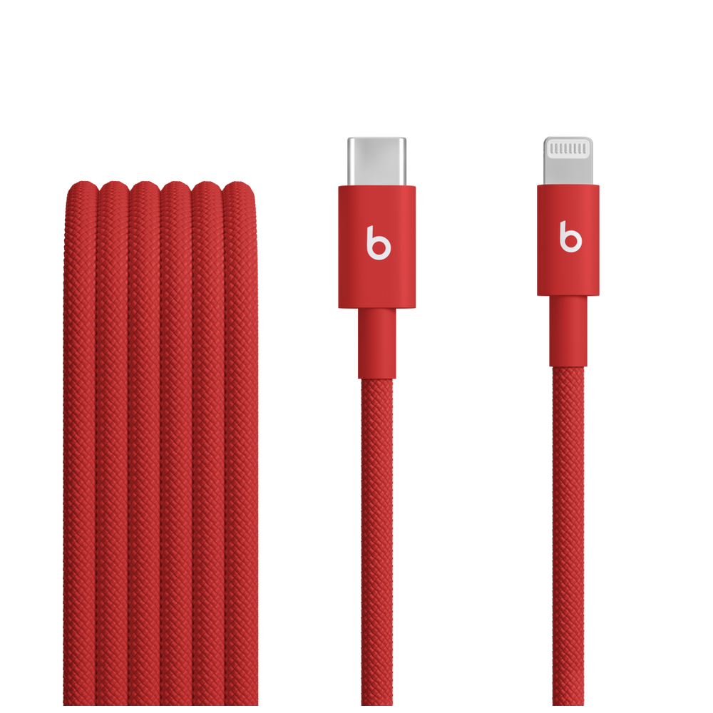 Beats USB-C to Lightning Woven Cable (1.5 m) - Rapid Red – MFEH4ZM/A