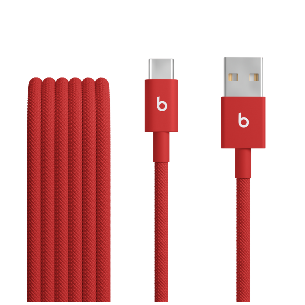 Beats USB-A to USB-C Woven Cable (1.5 m) - Rapid Red – MFEJ4ZM/A