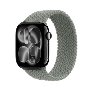 46mm Green Grey Braided Solo Loop Size Education Apple (IN)