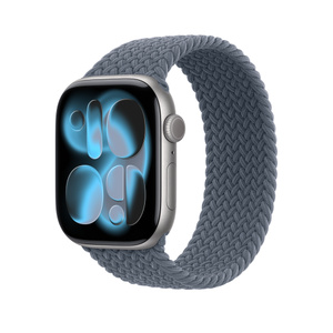 46mm Anchor Blue Braided Solo Loop Size Apple (IN)