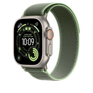Pulseira loop Trail verde/néon para caixa de 49 mm – P/M – Natural