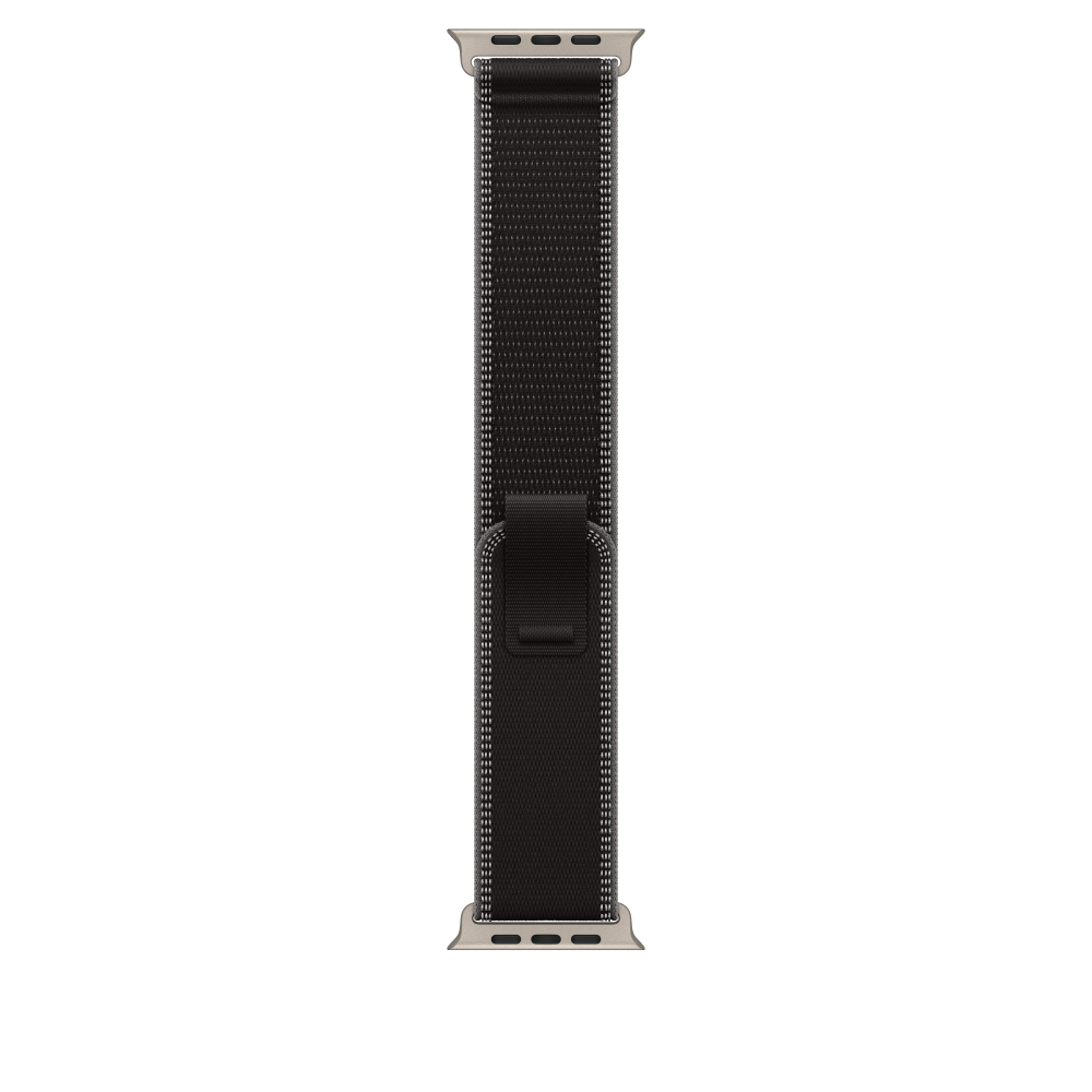 49mm Black/Charcoal Trail Loop - S/M - Natural Titanium Finish – MFT84ZM/A