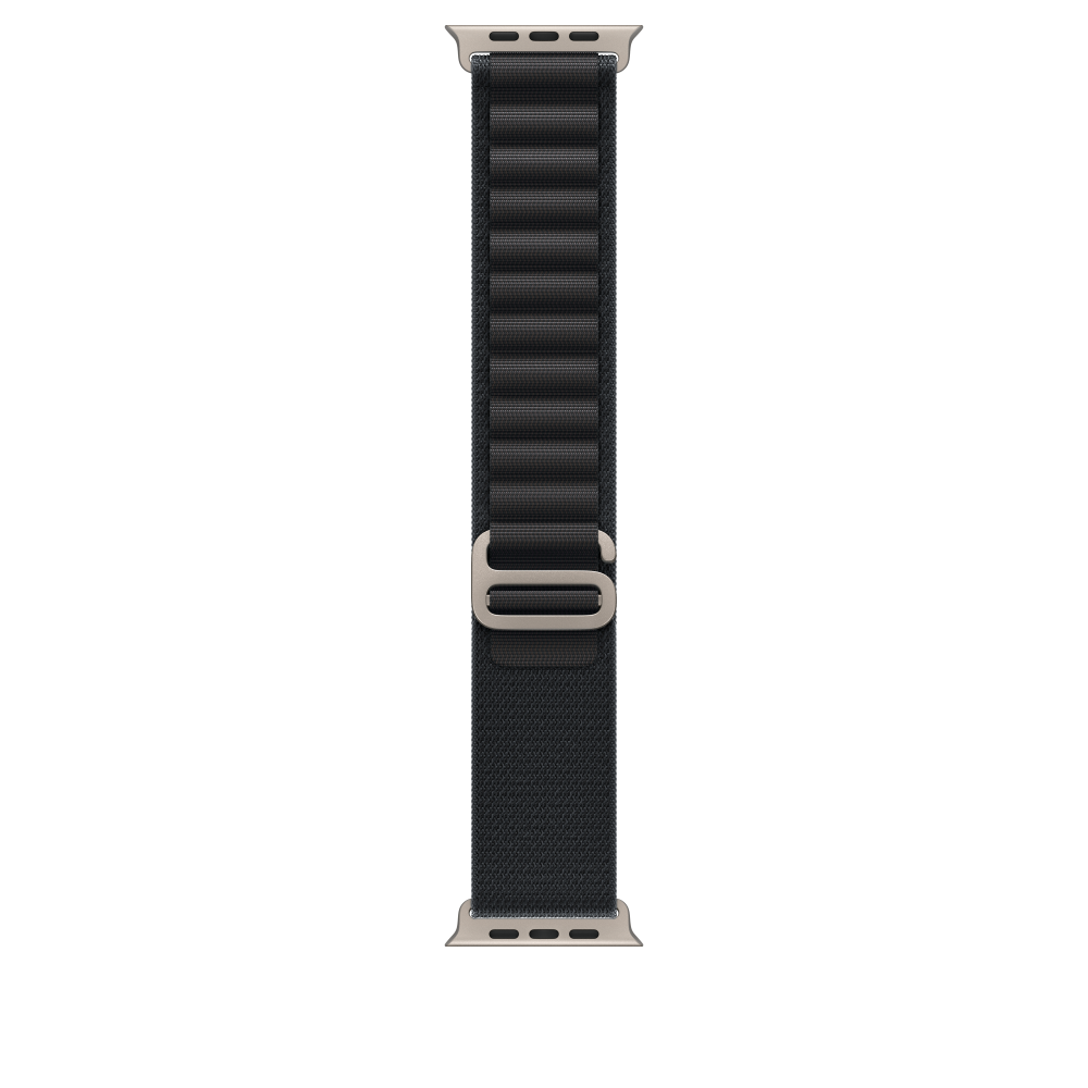 49mm Black Alpine Loop - Small - Natural Titanium Finish – MFTE4ZM/A