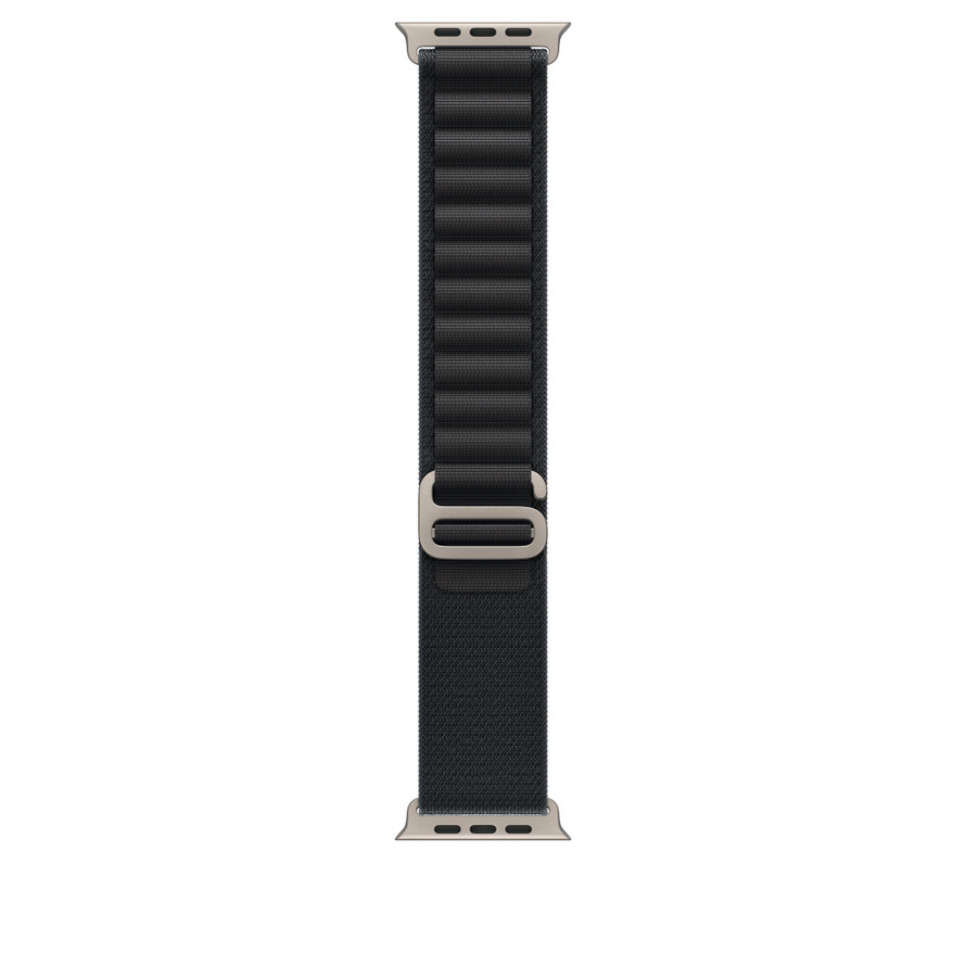49mm Black Alpine Loop - Medium - Natural Titanium Finish – MFTF4ZM/A