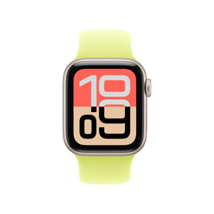 40mm Neon Yellow Solo Loop - Size 0 - Apple