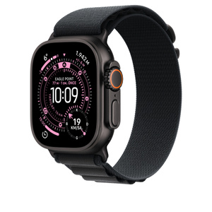 49 mm Siyah Alpine Loop - Küçük Boy - Siyah Titanyum - Apple (TR)