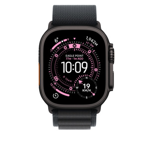 49mm Black Alpine Loop - Small - Black Titanium Finish - Apple (SG)