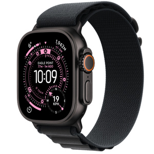 Apple Watch Ultra 3 GPS + Cellular 49mm Black Titanium Case, Black Alpine Loop-1