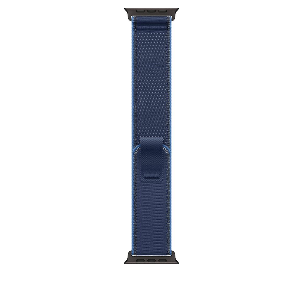 49mm Blue/Bright Blue Trail Loop - S/M - Black Titanium Finish – MG9Q4ZM/A