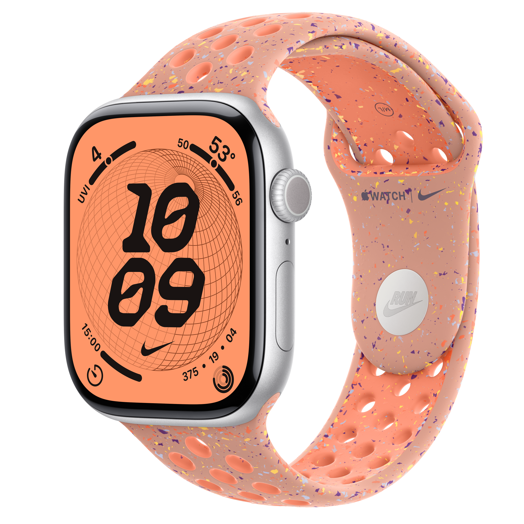 Silver Nike and Light Pink Watch Set Nike Digital Watch Women Pink Silver Tone Day Date Timer 50M  main image 3