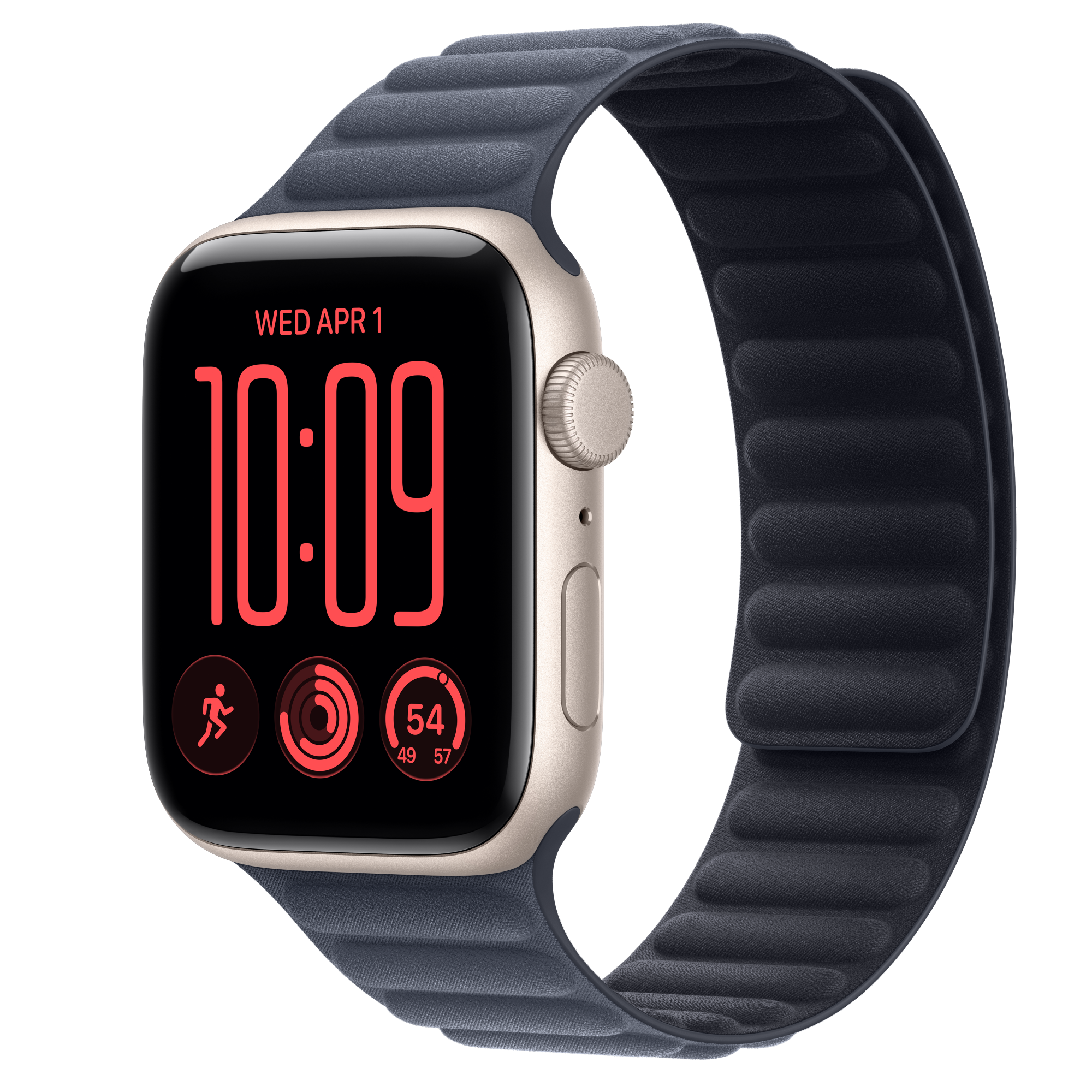Apple Watch SE 3 (GPSモデル) - 44mmスターライトアルミニウムケース 