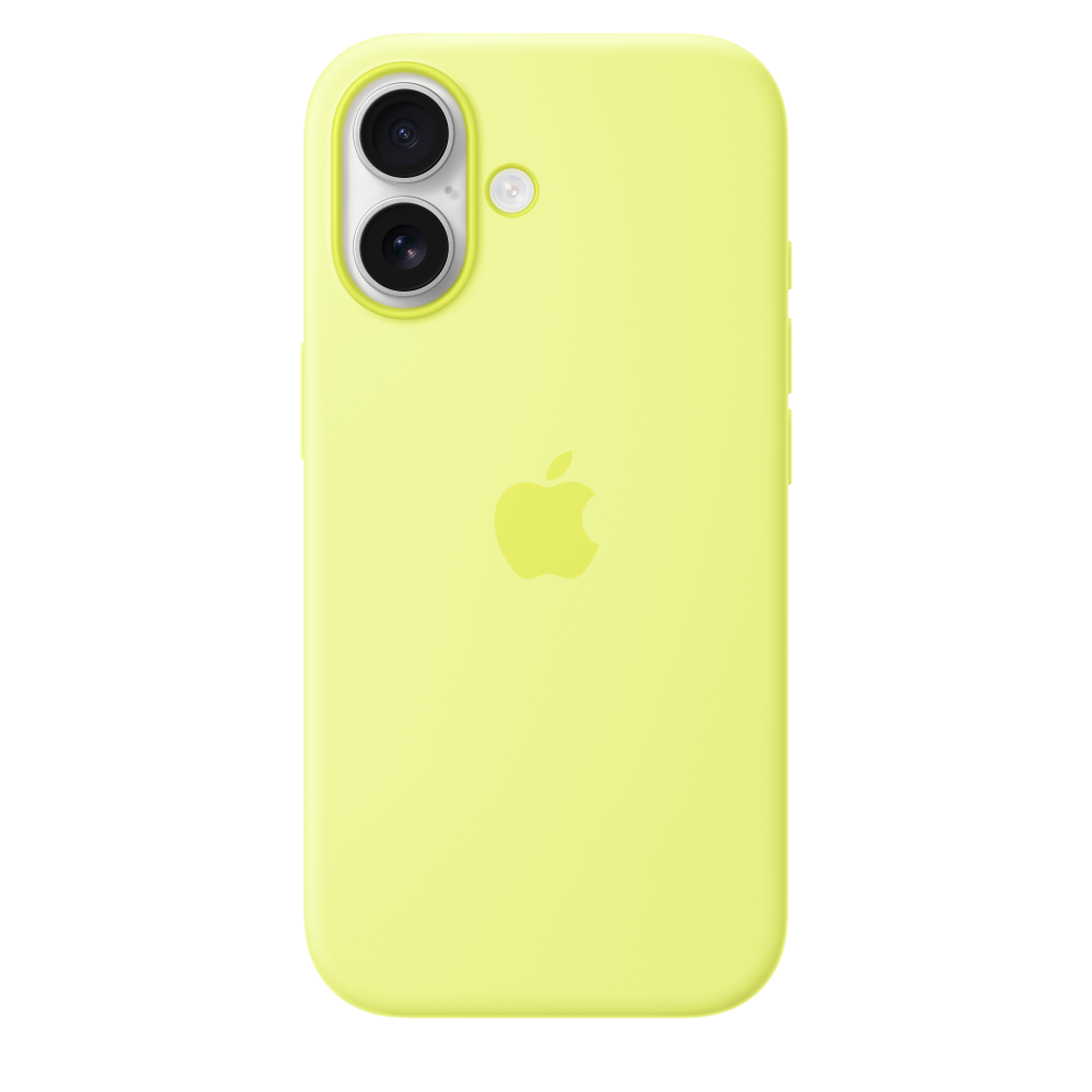 iPhone 17 Silicone Case with MagSafe - Neon Yellow – MGEV4ZM/A