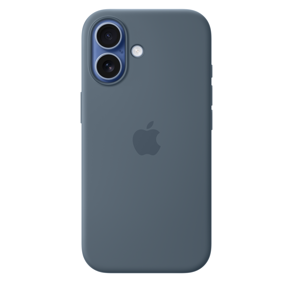 iPhone 17 Silicone Case with MagSafe - Anchor Blue – MGEW4ZM/A