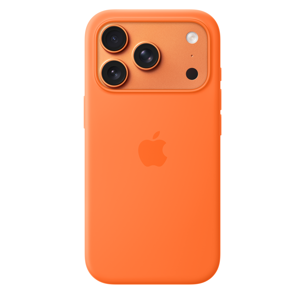 iPhone 17 Pro Silicone Case with MagSafe – Orange – MGFE4ZM/A