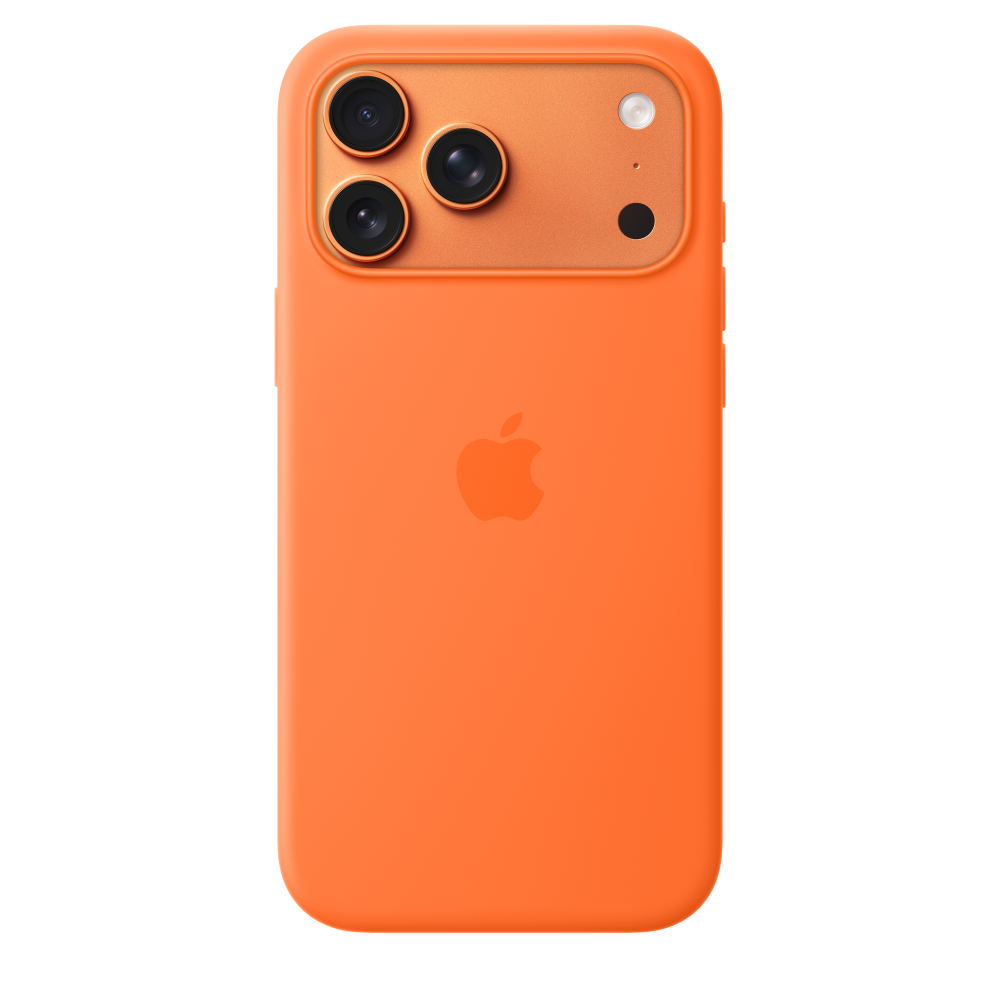 iPhone 17 Pro Max Silicone Case with MagSafe – Orange – MGFL4ZM/A