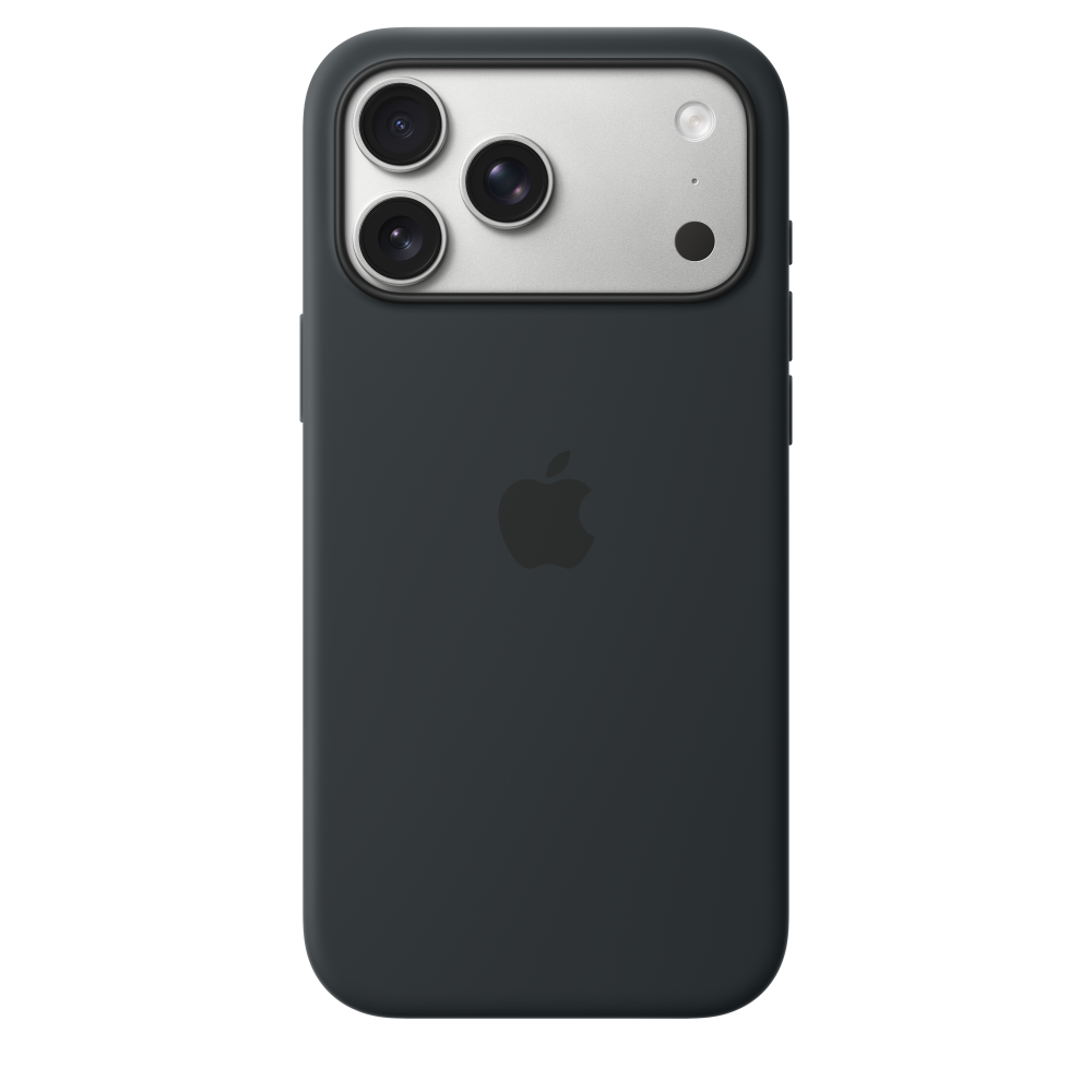 iPhone 17 Pro Max Silicone Case with MagSafe – Black – MGFR4ZM/A