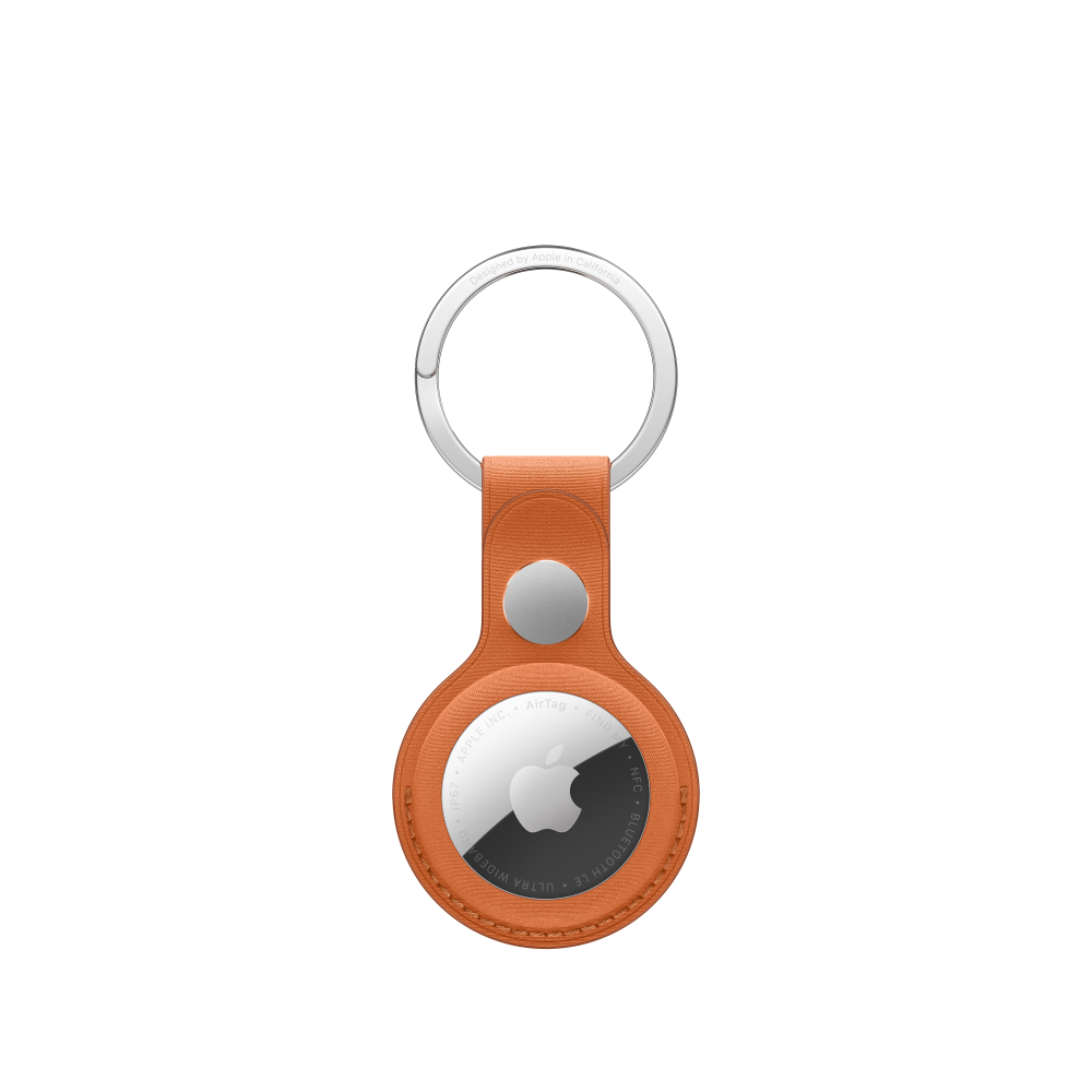 AirTag FineWoven Key Ring - Fox Orange – MGFY4ZM/A