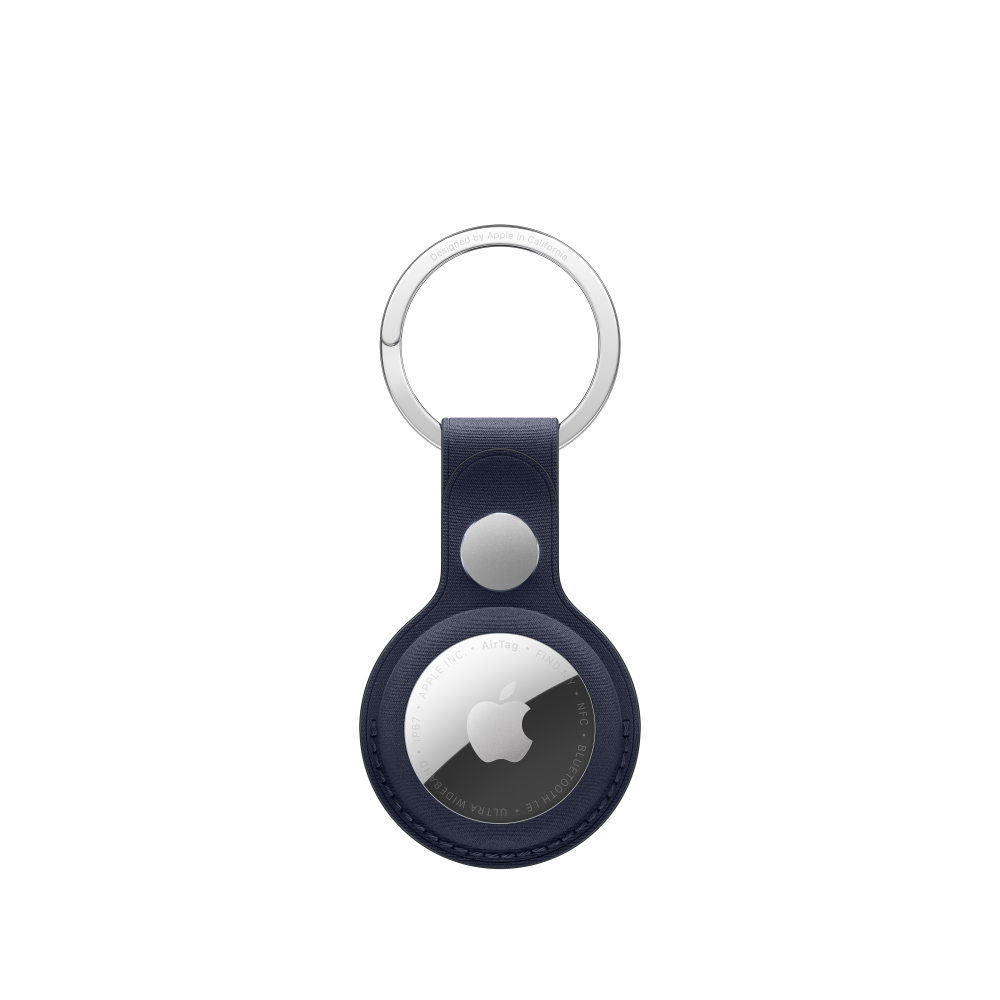 AirTag FineWoven Key Ring - Navy – MGG14ZM/A