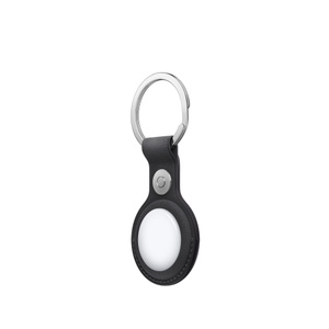 AirTag FineWoven Key Ring - Black - Apple (IN)
