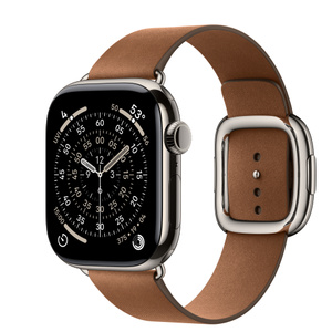 Buy Apple Watch Series 11 GPS + Cellular, 42mm Natural Titanium 