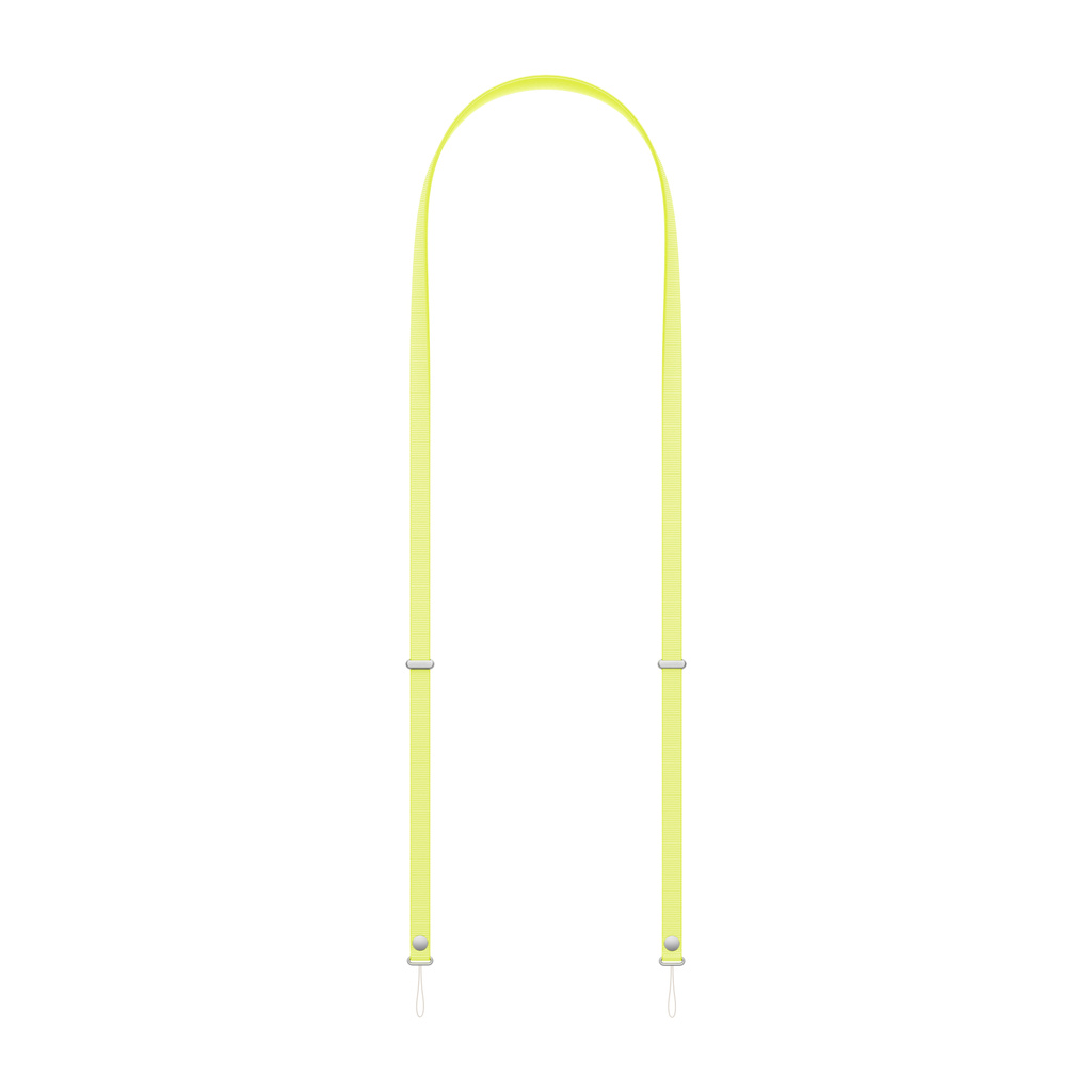 Apple クロスボディストラップ - ネオンイエロー