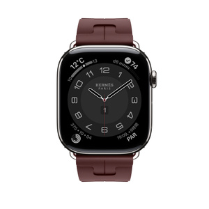 Apple Watch Hermès - 46mmケース用キリム（ボルドー）シンプル