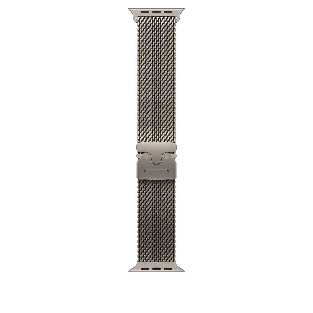 49mm Natural Titanium Milanese Loop - Small – MGHN4ZM/A