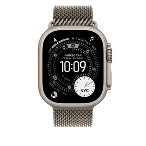 49mm Natural Titanium Milanese Loop - Small - Apple (UK)