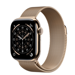Buy Apple Watch Series 11 GPS Cellular, 42mm Gold Titanium Case