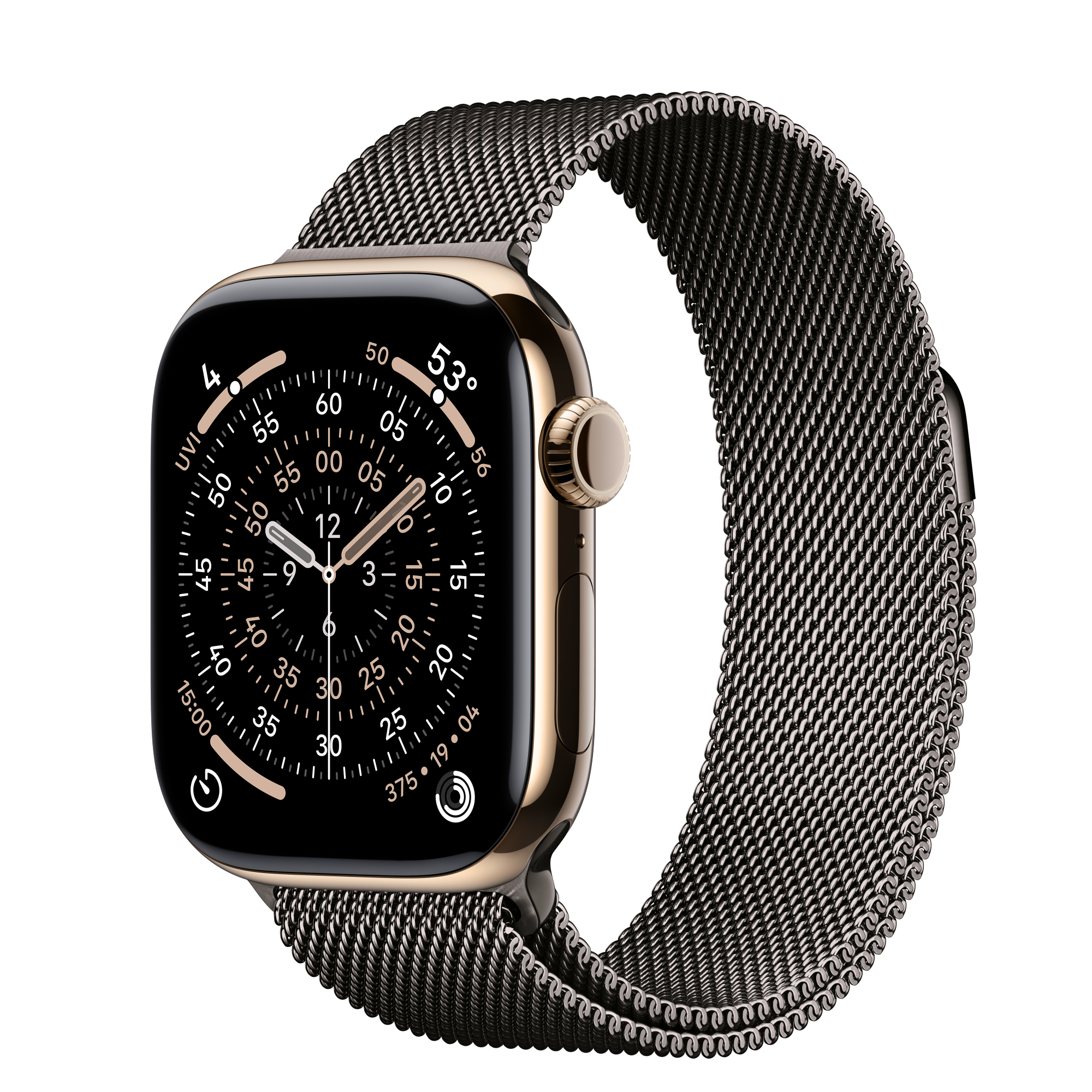 Buy Apple Watch Series 11 GPS Cellular, 42mm Gold Titanium Case