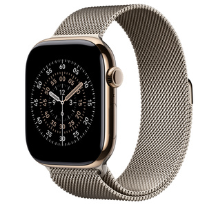 Buy Apple Watch Series 11 GPS + Cellular, 46mm Gold Titanium Case with ...