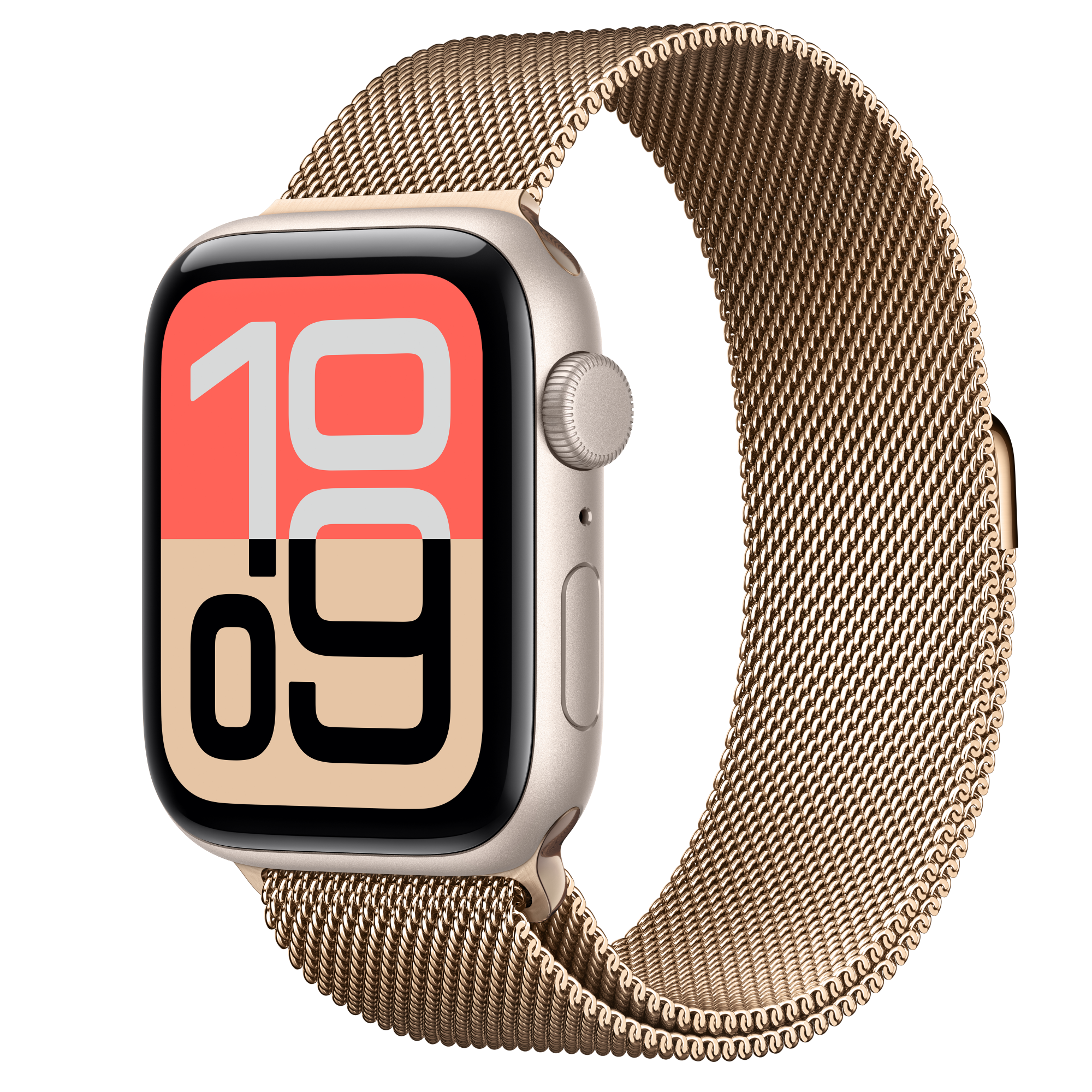 Buy Apple Watch SE 3 GPS, 44mm Starlight Aluminum Case with Gold 