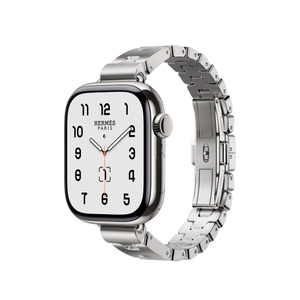 Apple Watch Hermes 42mm グランH コマ1つ Apple Watch Hermès - 42mm Satiné Grand H Fin - Small - Apple