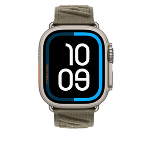 Apple Watch Hermès - 49mmケース用アンメール（グリ・チタン） - 教育