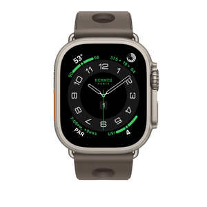 Apple Watch Hermès - 49mm Gris Titane Scub'H Diving - Apple