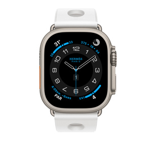 Apple Watch Hermès - 49mm Blanc Scub'H Diving - Apple (SG)
