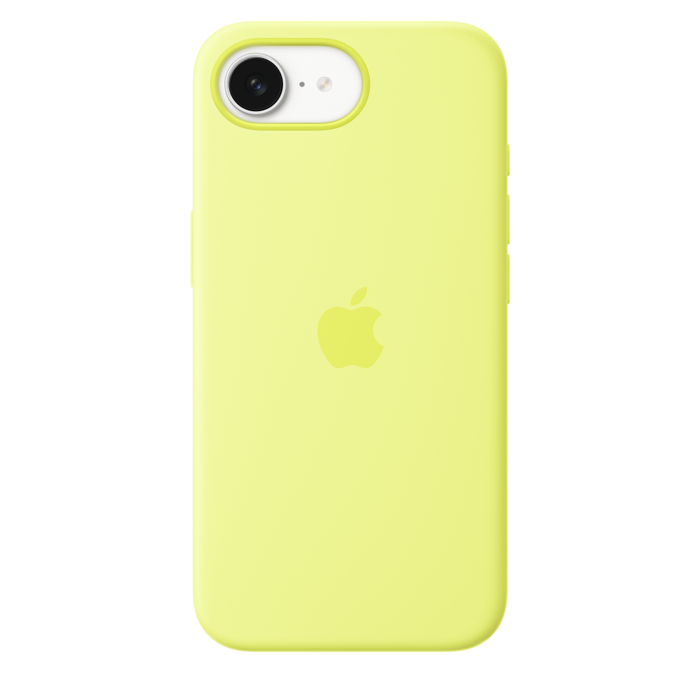 iPhone 16e Silicone Case – Neon Yellow – MGYW4ZM/A