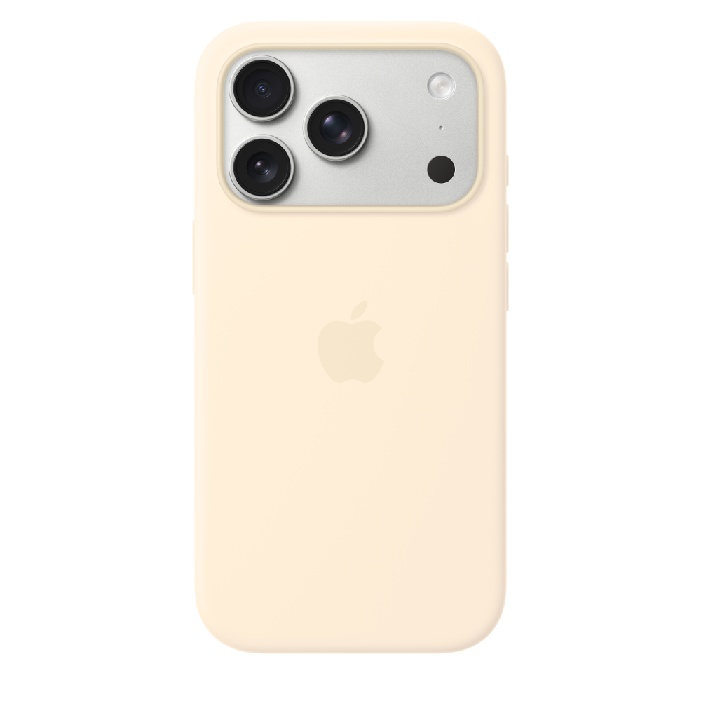 iPhone 17 Pro Silicone Case with MagSafe – Vanilla – MHVX4ZM/A