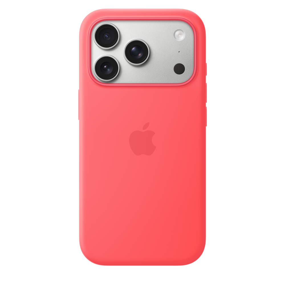 iPhone 17 Pro Silicone Case with MagSafe – Bright Guava – MHW04ZM/A
