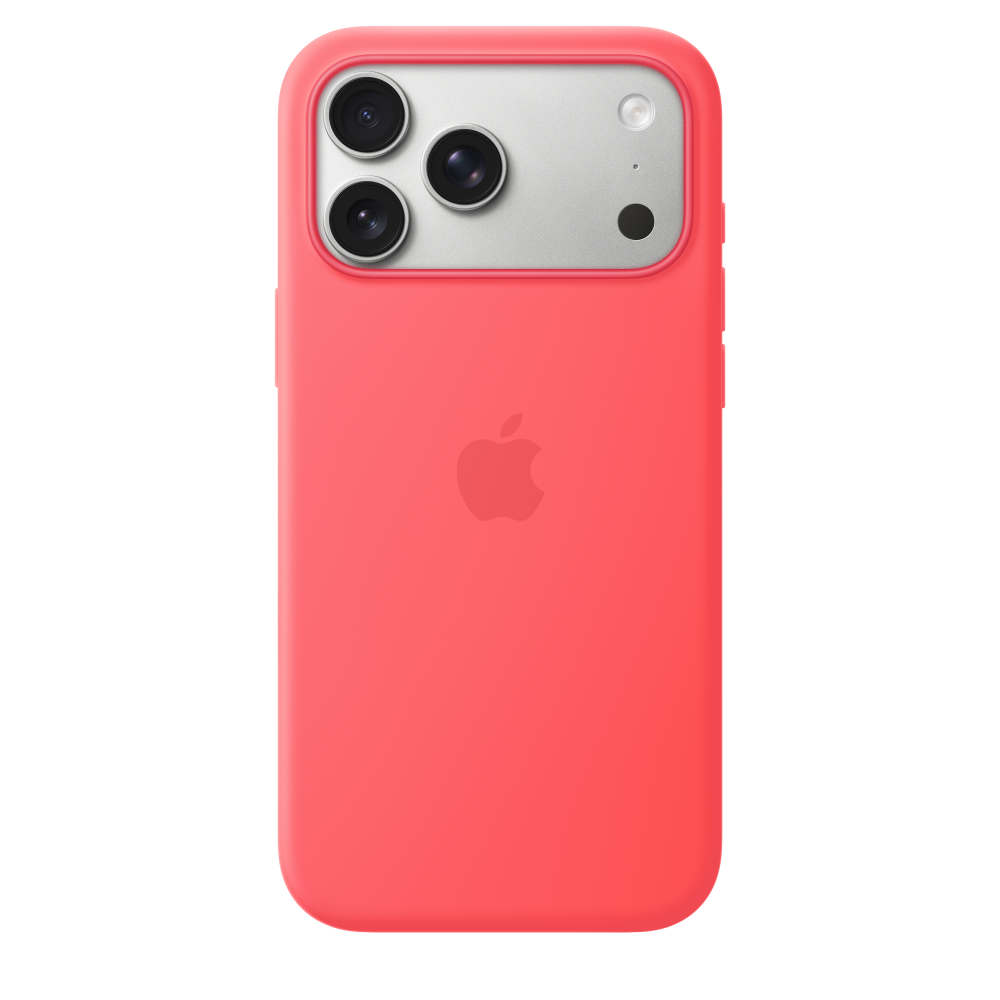 iPhone 17 Pro Max Silicone Case with MagSafe – Bright Guava – MHW64ZM/A