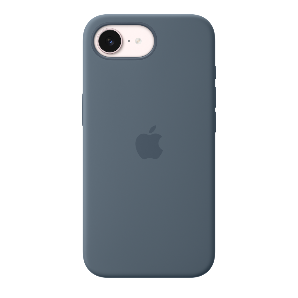 iPhone 17e Silicone Case with MagSafe – Anchor Blue – MHWE4ZM/A